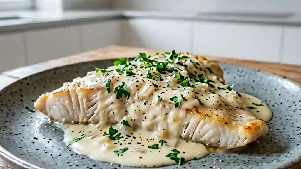 Aile de raie fondante et sa sauce onctueuse - Photo de présentation