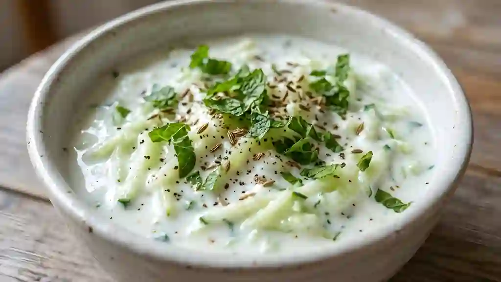 Raita concombre et menthe frais - Photo de présentation