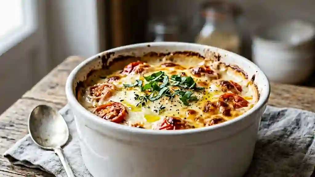 Gratiné fondant de tomates-cerises - Photo de présentation