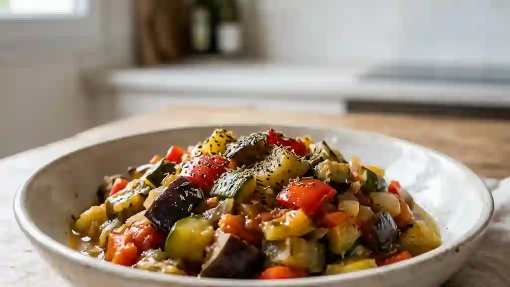 Ratatouille fondante aux herbes de Provence - Photo de présentation