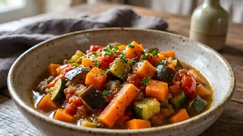Ratatouille aux carottes et aromates - Photo de présentation