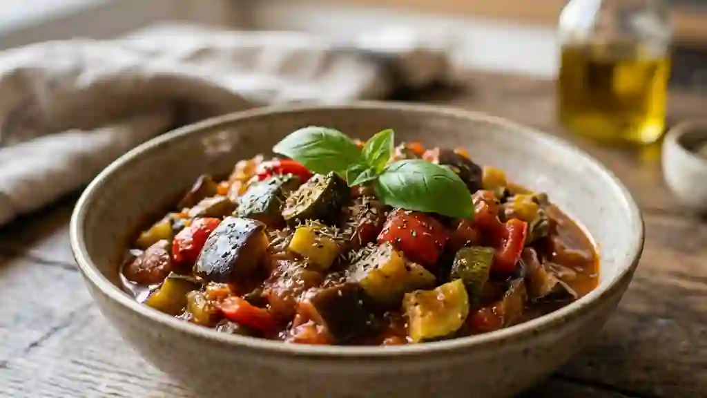 Ratatouille fondante aux herbes de Provence - Photo de présentation