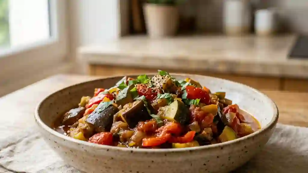Ratatouille confite aux herbes de Provence - Photo de présentation