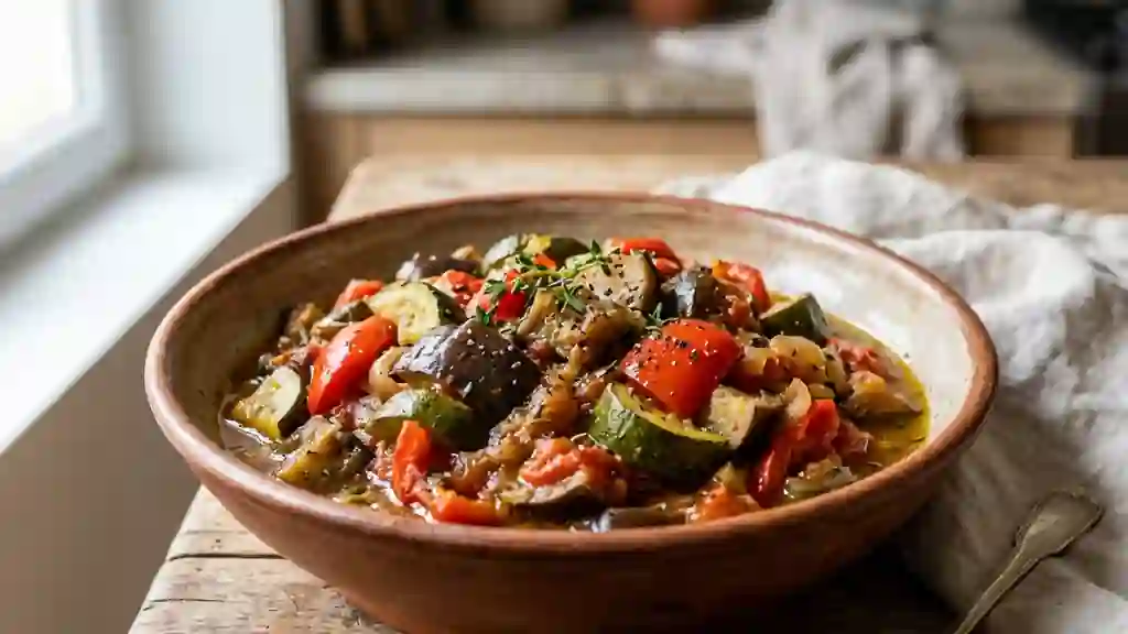 Ratatouille fondante aux herbes de Provence - Photo de présentation