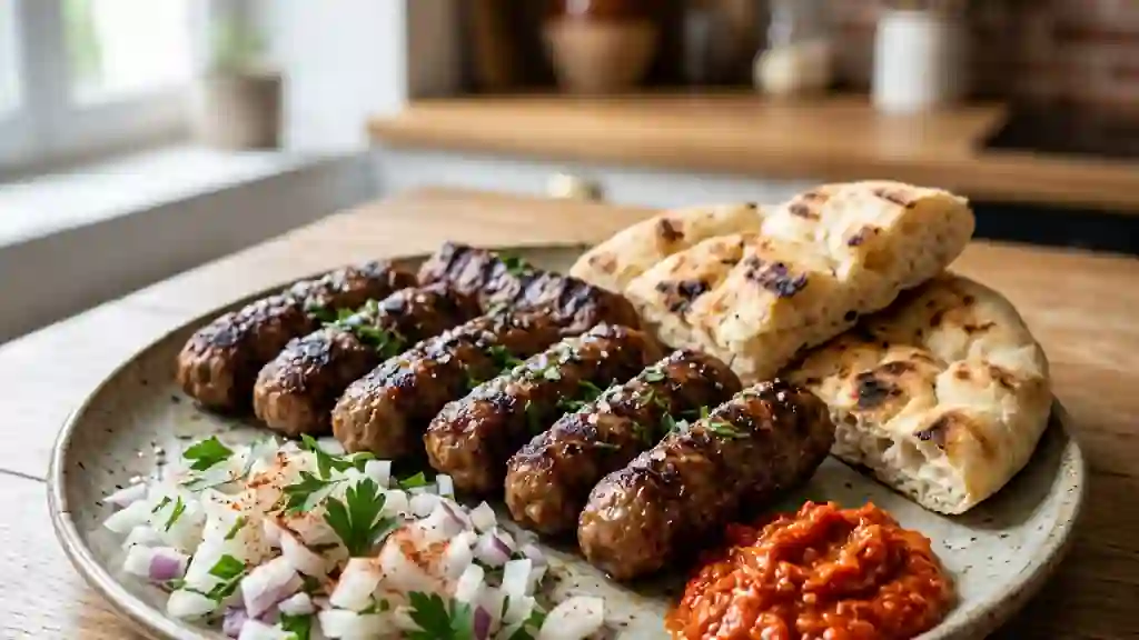 Cevapcici grillés, tendres et parfumés - Photo de présentation