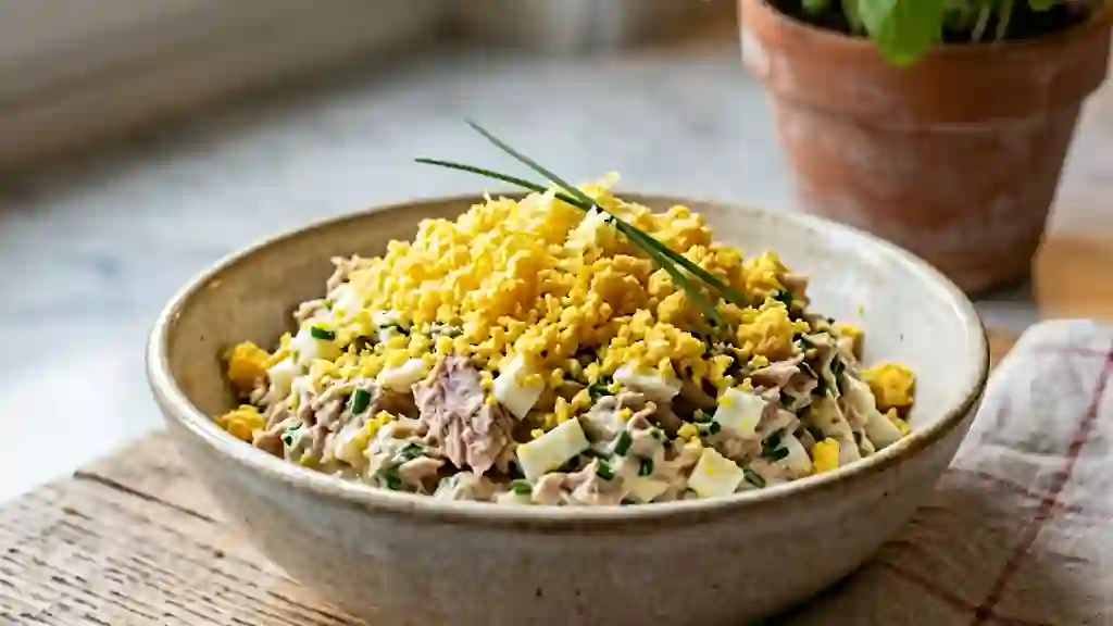 La Mimosa Fondante au Thon et Ciboulette - Photo de présentation