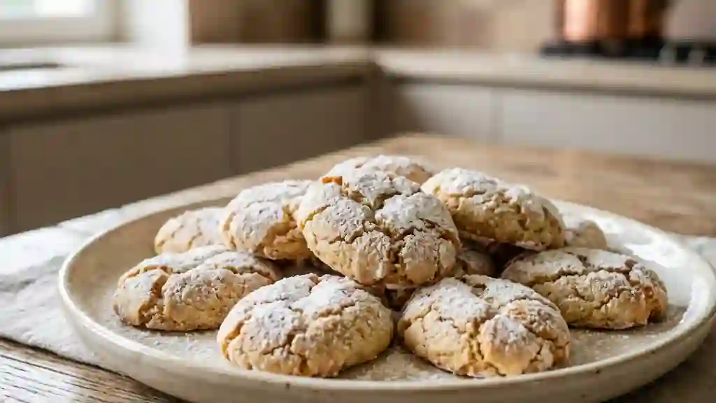 Ricciarelli moelleux à l'orange - Photo de présentation