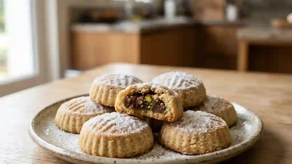 Maamoul Fondant à la Datte et Pistache - Photo de présentation