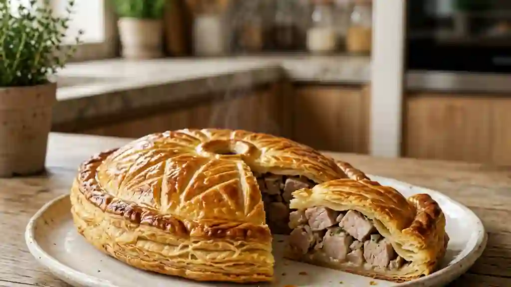 Pâté Lorrain : Feuilleté Fondant au Porc - Photo de présentation