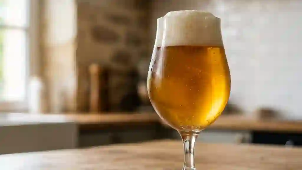 Bière Artisanale Blonde et Houblonnée - Photo de présentation