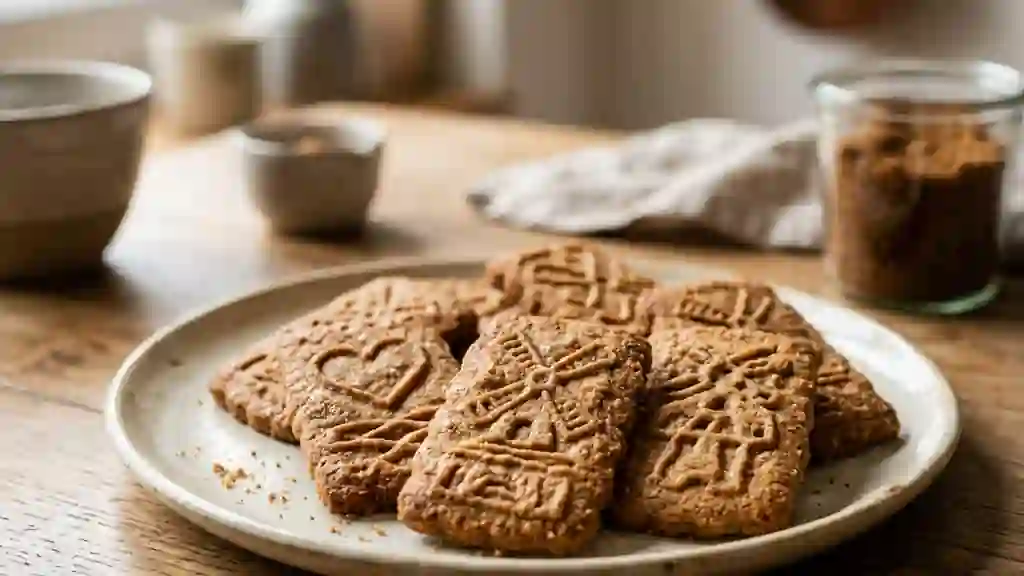Spéculoos croustillants au parfum d'épices - Photo de présentation
