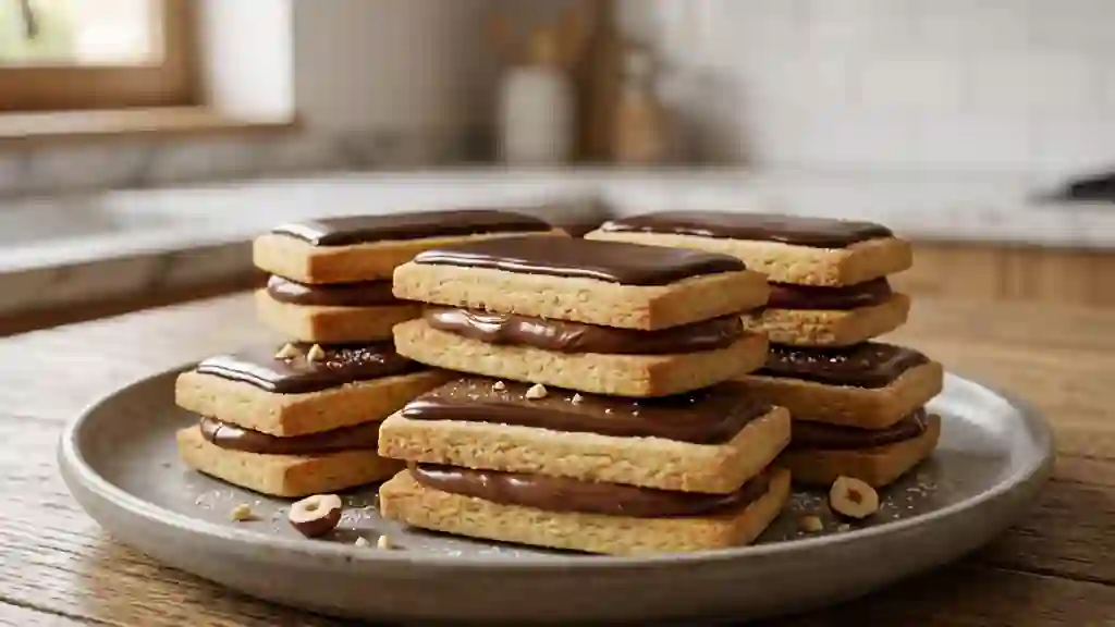 Napolitains Sablés au Cœur Noisette - Photo de présentation