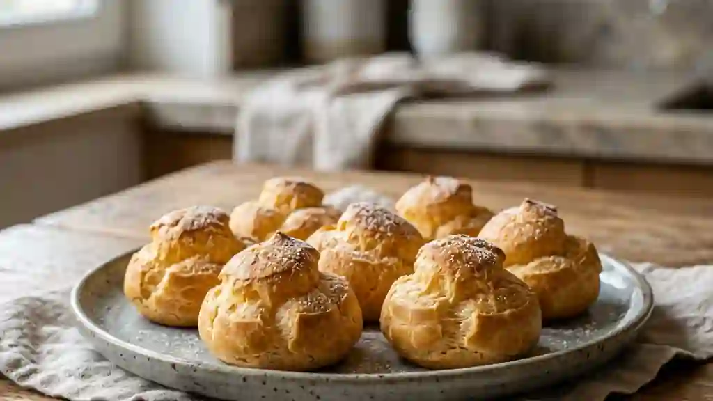 Pâte à choux légère et dorée - Photo de présentation
