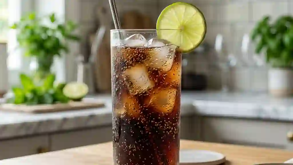 Cola Frappé au Citron Vert et Bulles Fines - Photo de présentation