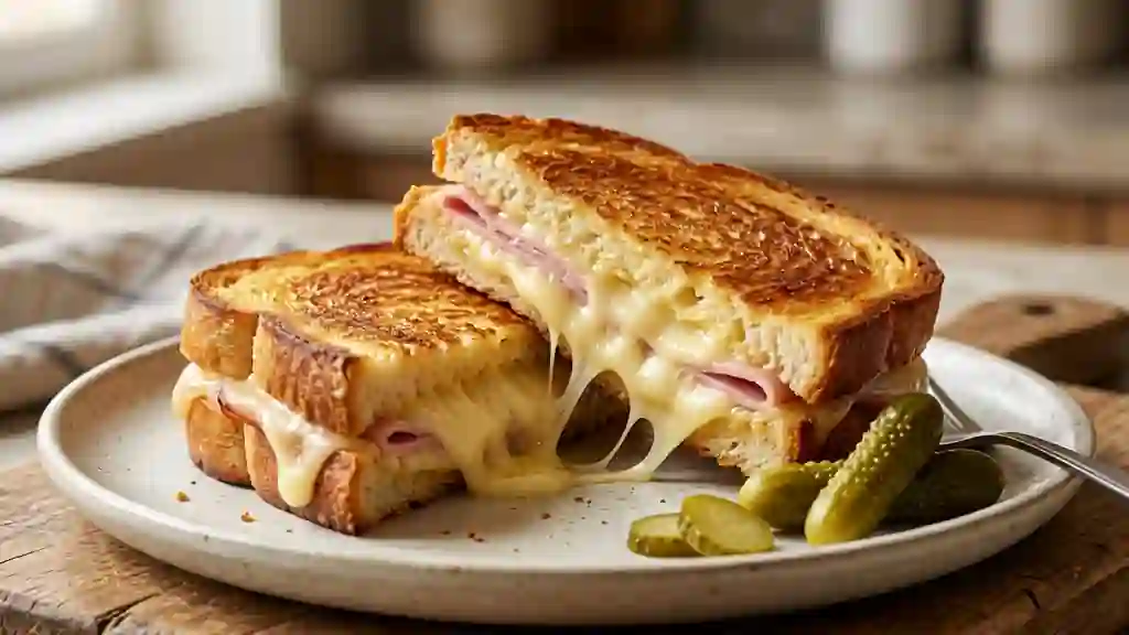 Sandwich Tip'n Top : Raclette et Jambon Doré - Photo de présentation