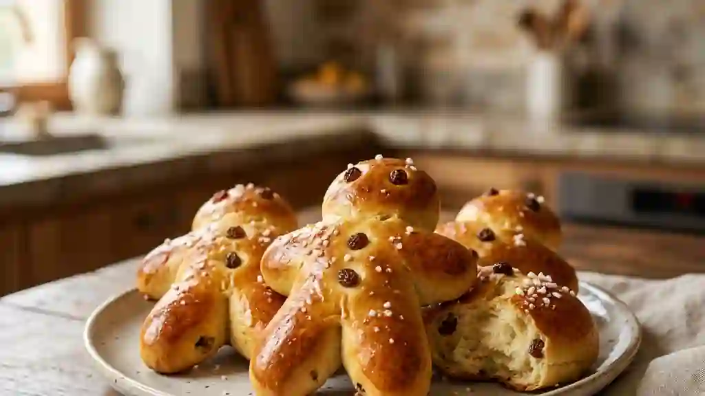 Mannala d'Alsace : Brioche Fondante aux Raisins - Photo de présentation