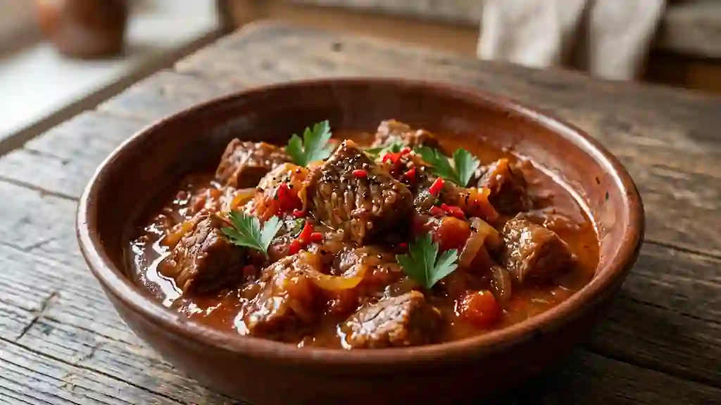 Bœuf Mobutu fondant à la tomate et piment - Photo de présentation