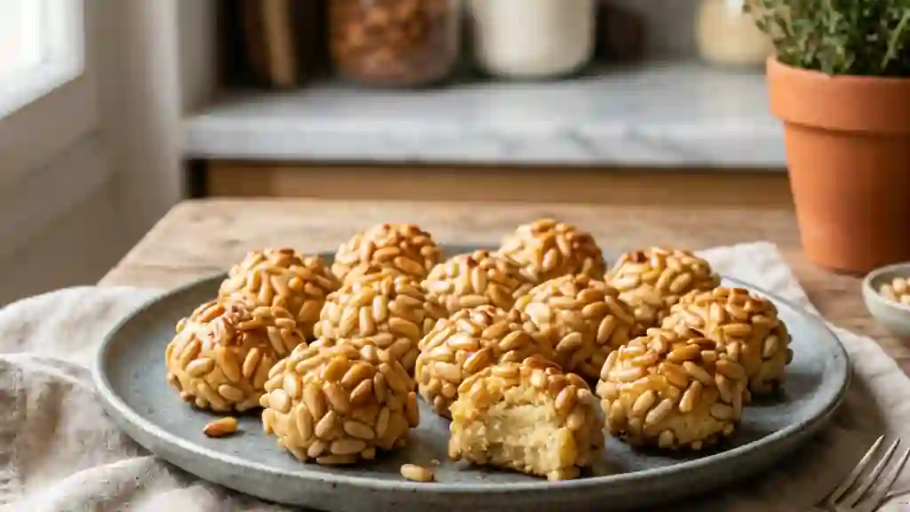 Panellets Moelleux aux Pignons - Photo de présentation