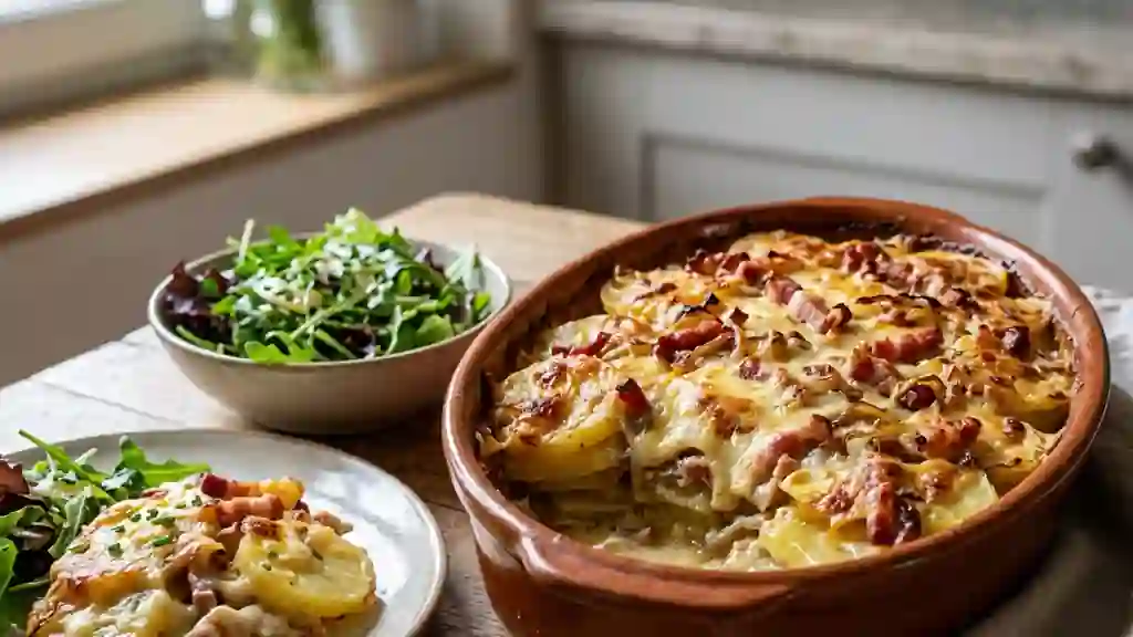 Franc-Comtoise Fondante au Comté et Lardons - Photo de présentation
