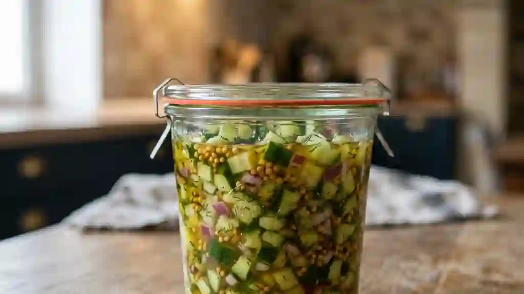 Relish de Concombre Croquant & Aigre-Doux - Photo de présentation