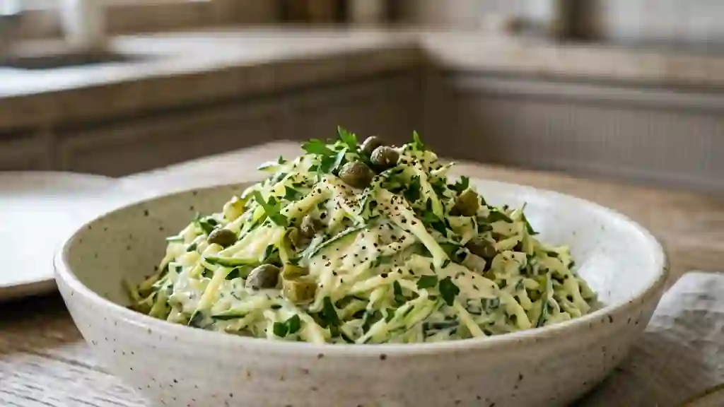 Rémoulade de courgettes fraîche et croquante - Photo de présentation