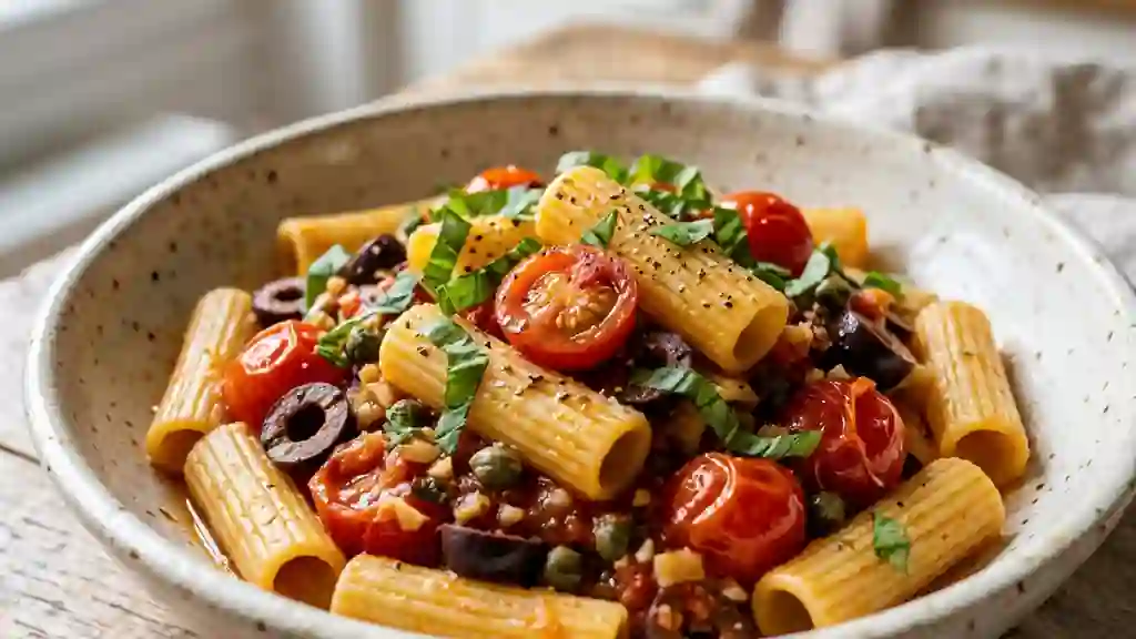 Rigatoni Fondants à la Méditerranéenne - Photo de présentation
