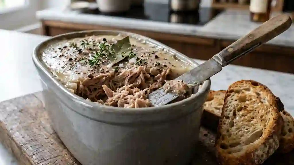 Rillettes de porc fondantes au cognac - Photo de présentation