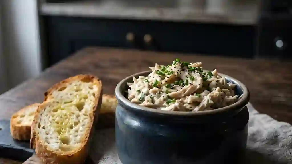 Rillettes de poulet à la ciboulette - Photo de présentation