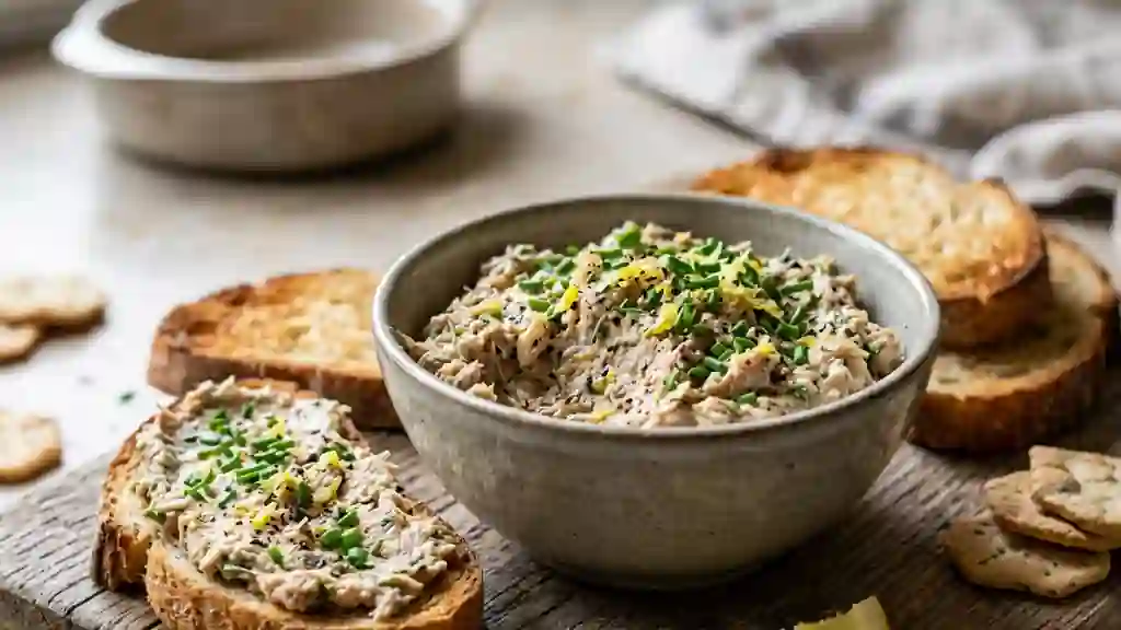 Rillettes de sardines onctueuses au citron - Photo de présentation