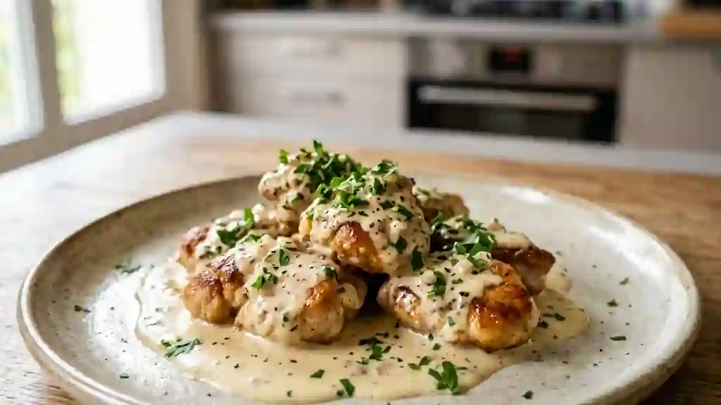 Ris de veau fondants à la crème - Photo de présentation