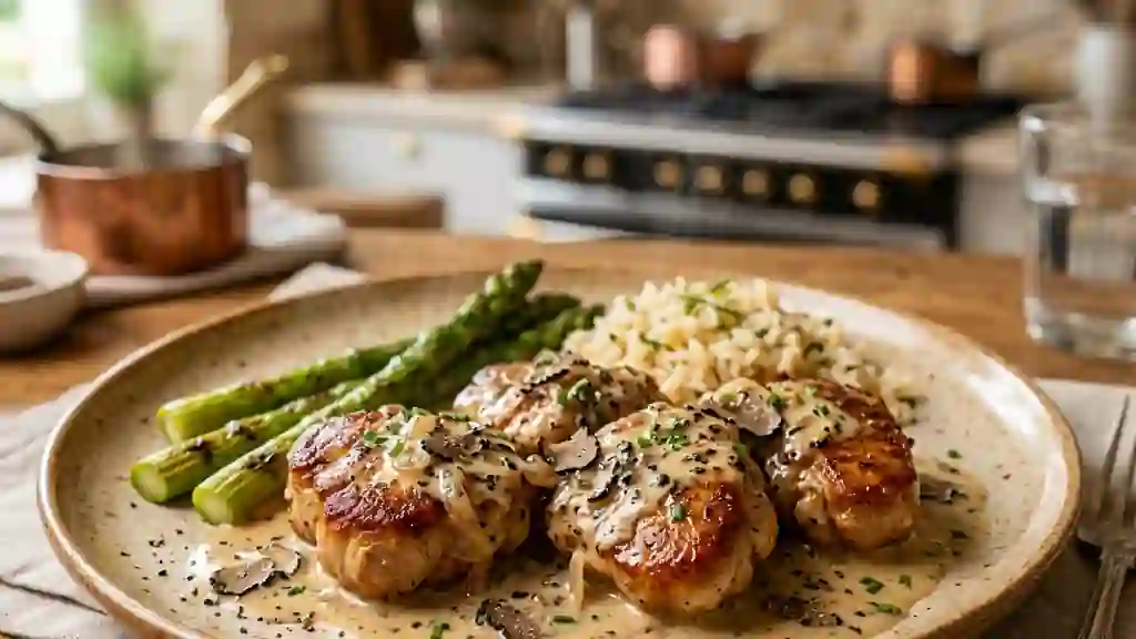Ris de veau fondants à la truffe noire - Photo de présentation