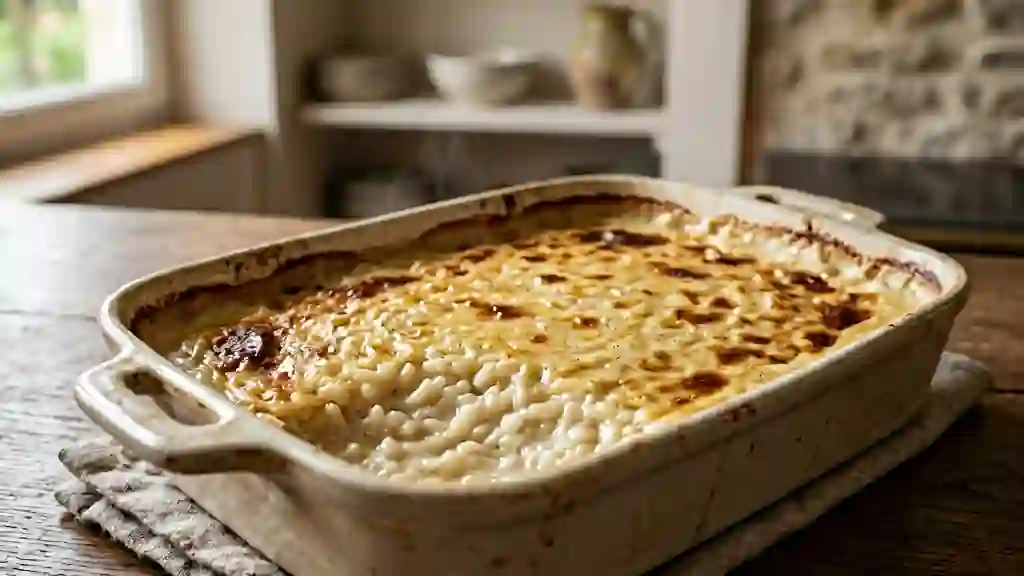 Riz au lait crémeux à la vanille bourbon - Photo de présentation