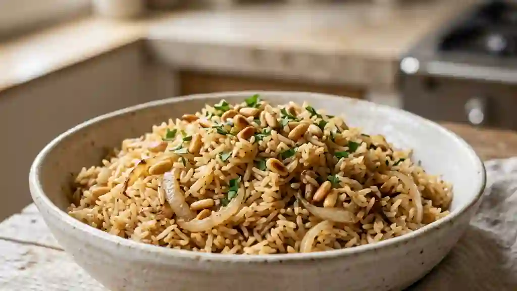 Riz Libanais Parfumé aux Pignons Grillés - Photo de présentation