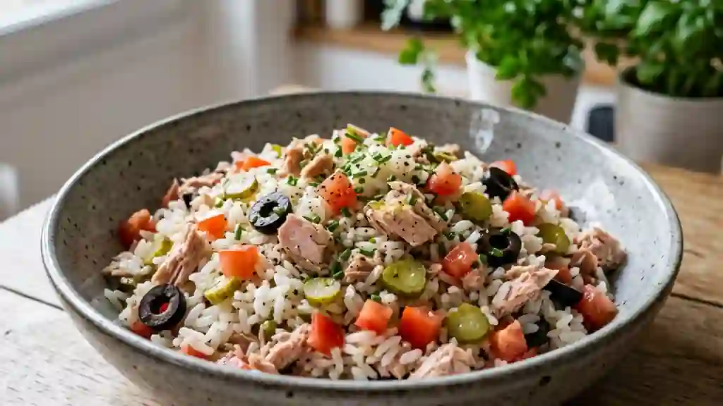 Riz au Thon Fondant et Olives Noires - Photo de présentation