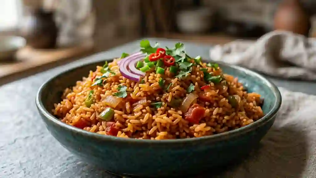 Riz sénégalais fondant et pimenté - Photo de présentation