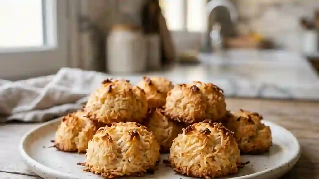 Rochers coco croustillants et cœur fondant - Photo de présentation
