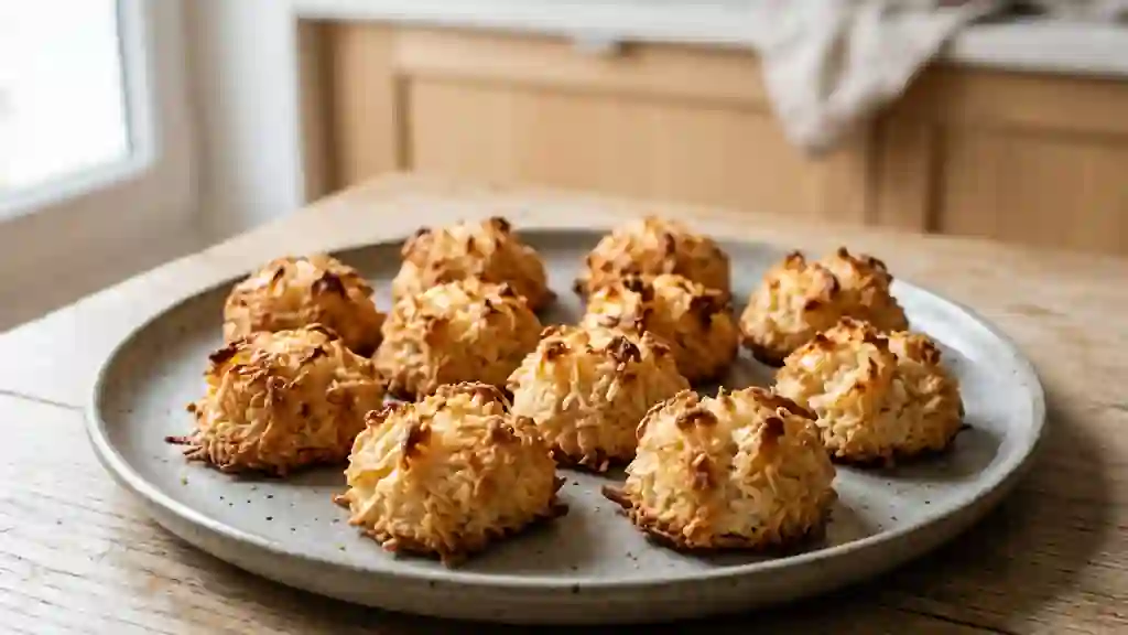 Rochers coco craquants au cœur fondant - Photo de présentation
