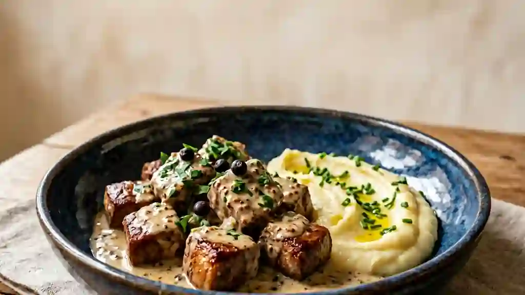 Rognons de veau crémeux au genièvre - Photo de présentation