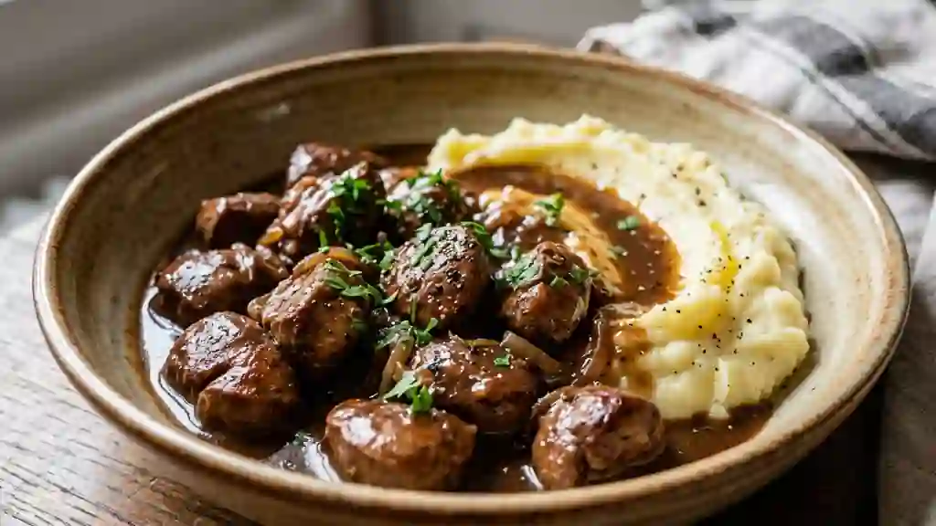 Rognons de veau fondants au madère - Photo de présentation