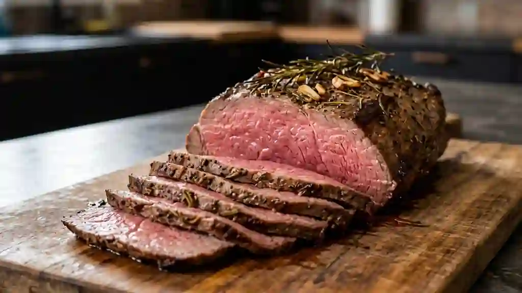Rosbeef tendre et saignant au romarin - Photo de présentation