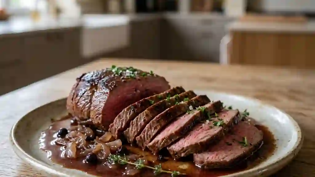 Rosbif Alsacien Mariné au Vin Rouge - Photo de présentation