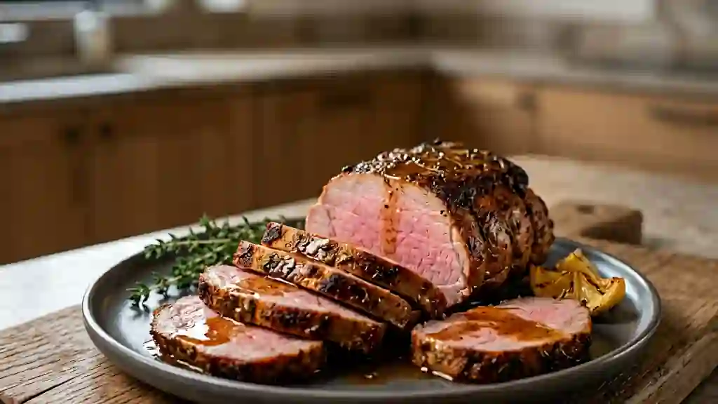 Rôti de veau fondant au paprika et cumin - Photo de présentation