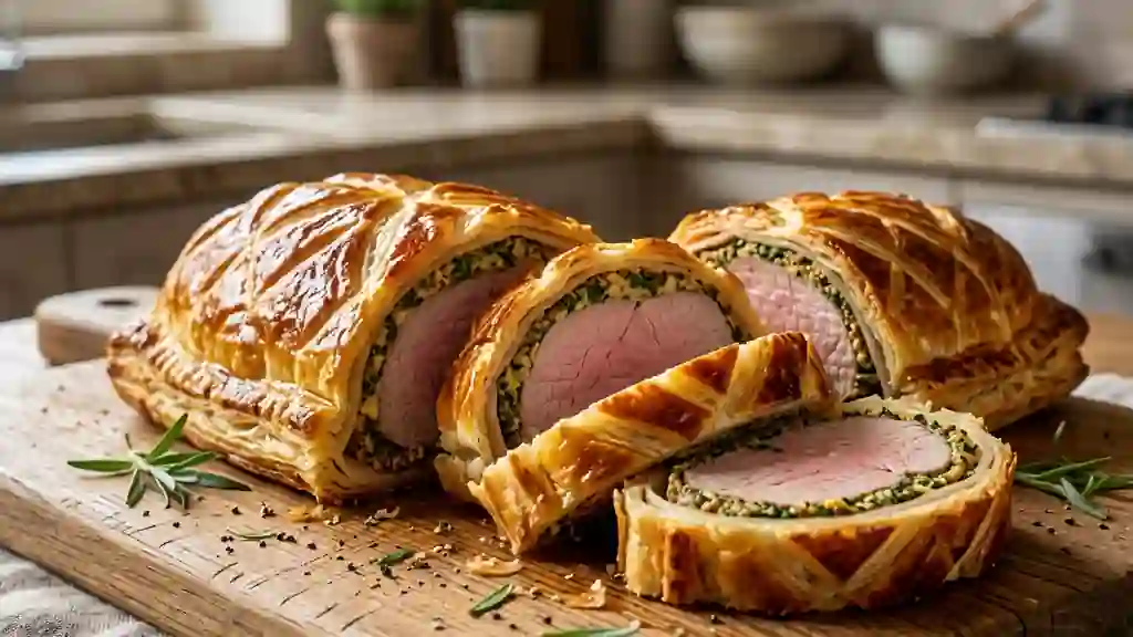 Rôti en croûte moutarde et estragon - Photo de présentation