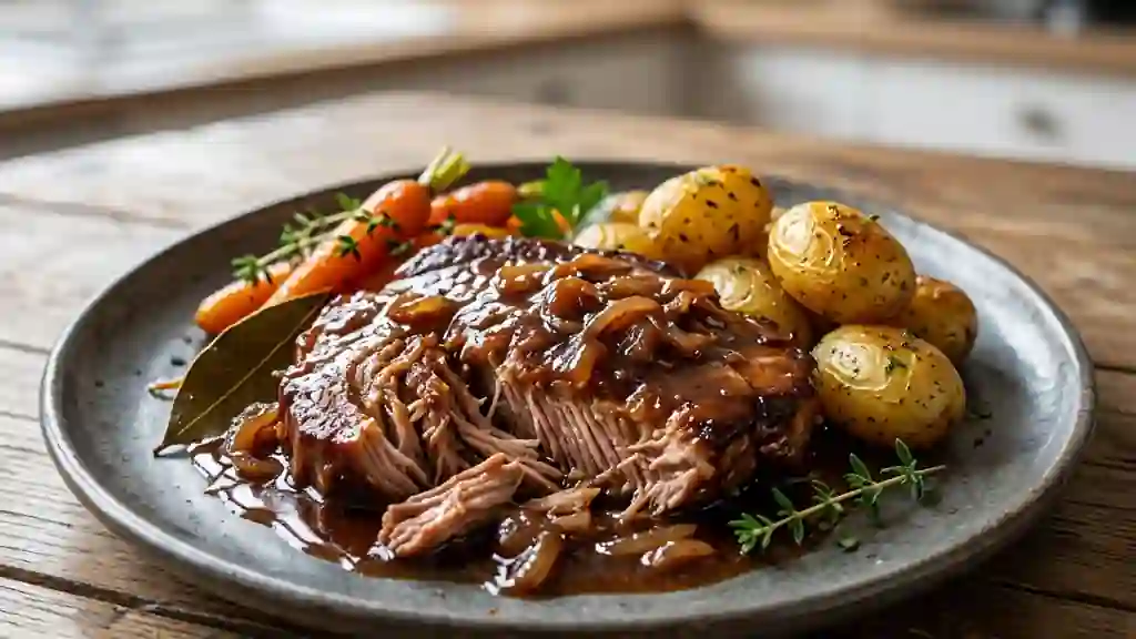 Rouelle de porc laquée au cola - Photo de présentation