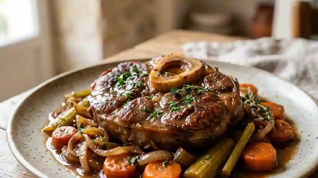 Rouelle de veau fondante à la bretonne - Photo de présentation