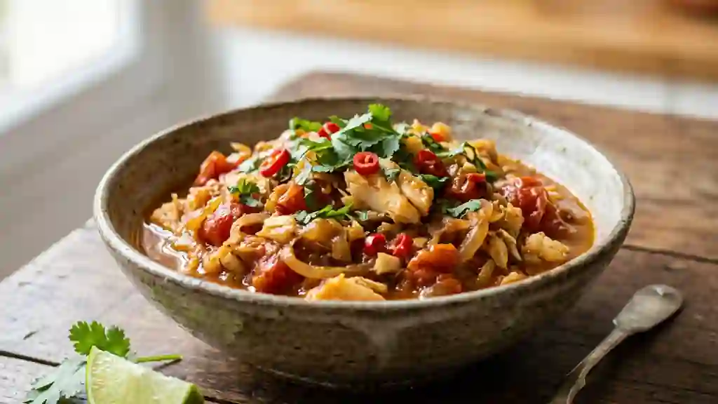 Rougail de morue fondant au gingembre - Photo de présentation