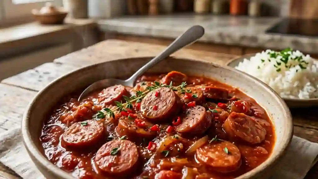 Rougail de saucisson fumé et pimenté - Photo de présentation