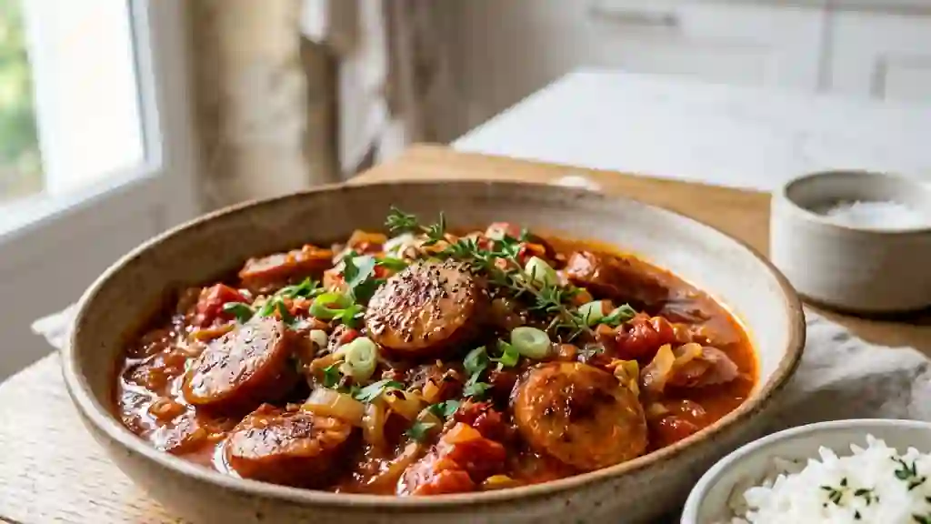 Rougail Saucisse Fumé et Pimenté - Photo de présentation