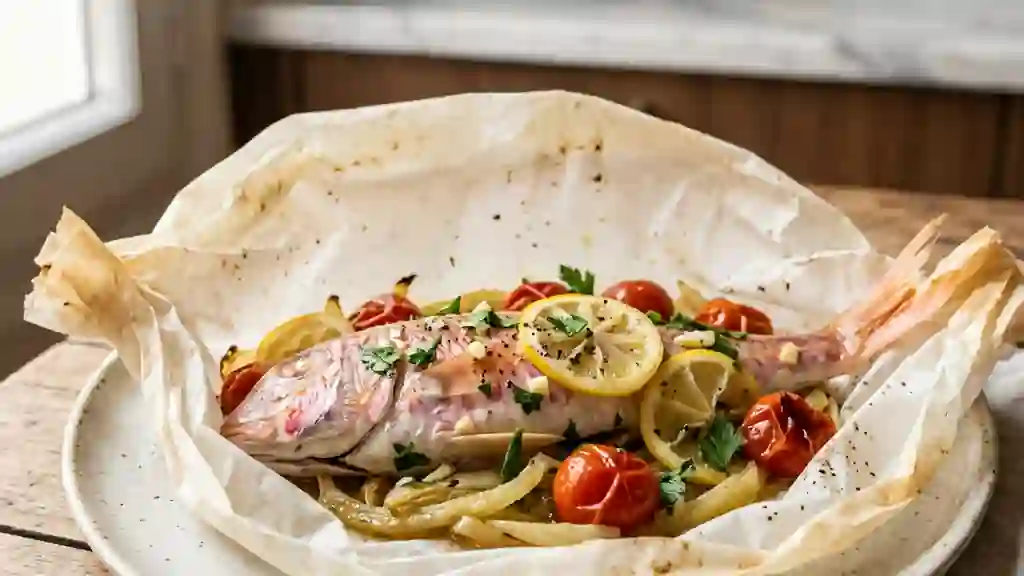 Rougets fondants au fenouil et citron - Photo de présentation