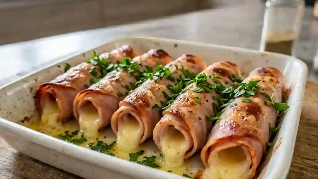 Roulés jambon-fromage au cœur coulant - Photo de présentation